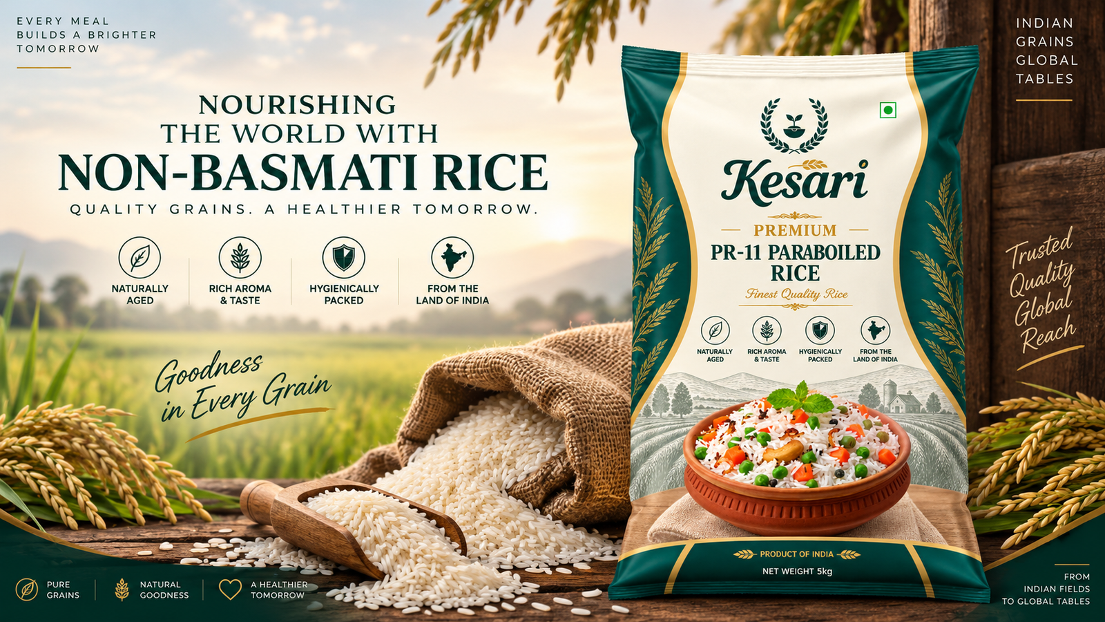 Non Basmati rice carousel